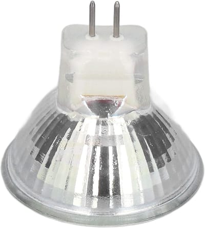Set van 4 MR11 Spotlights met Dubbele Naaldvoet en 360° Verlichting voor Trackverlichting, Ideaal voor Downlights en LED Lampen (Warm Wit)