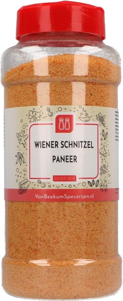 Van Beekum Specerijen - Wiener Schnitzel Paneer - Strooibus 500 Gram