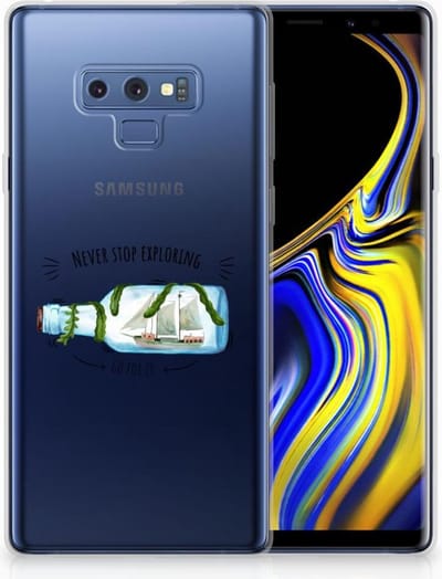 Samsung Galaxy Note 9 Telefoonhoesje met Naam Boho Bottle