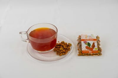 Kurkuma Kruidenthee (Turmeric) – Biologisch – Cafeïnevrije Kruidenthee – Losse Kruidenthee – 50g