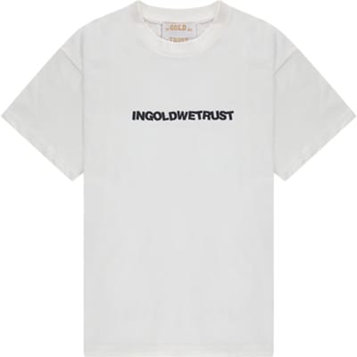 In Gold We Trust The Croock Blanc De Blanc Size: XS | T-Shirts Outlet | Unisex | Wit