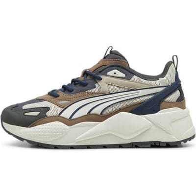 Puma RS-X Efekt Premium Desert Dust Shadow Grey Unisex Sneakers Tan 390776-44 37.5 gray