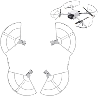 Allecto - Propeller Guard Cirkel - Anti-Collision Bumper - Grijs - Bescherming voor Drone - Geschikt voor Mini 4 Pro - Inclusief 4 stuks