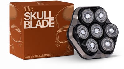 Brothers in Style® Magnetische Scheerkop - Zwart – Vervangbaar – 7 Bladen – Geschikt voor Skull Master Pro 8-in-1