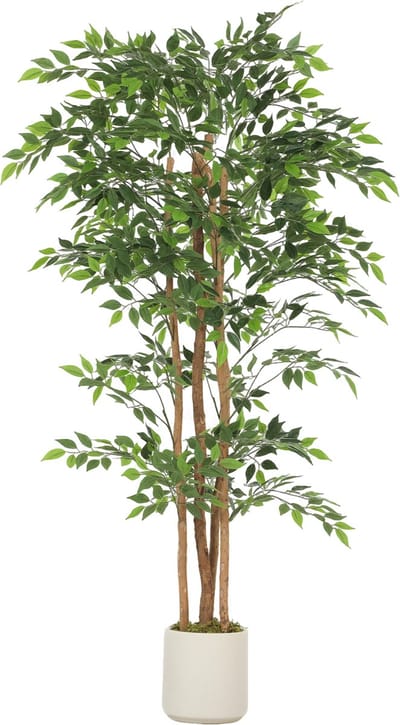 Homcom Artificial Plants-Kunststof-75L x 75B x 180H cm-Groen