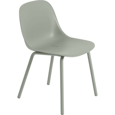 Muuto Fiber Outdoor Stoel - dusty green