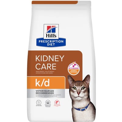 1,5 kg Hill's Prescription Diet k/d Kidney Care met zalm droogvoer voor katten