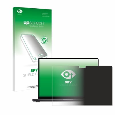 upscreen - privacy screenprotector voor Apple MacBook Pro 16" M3 2023 - Folie Beschermfolie Blauwlichtfilter
