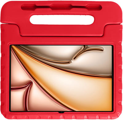 Hoesje - Geschikt voor Apple iPad Air M3/M4 (2025/2026) - 11 inch - Kinderhoes Shockproof Bumper - Kidsproof Case - Tablet Hoes - Kinder Hoes Cover - Rood