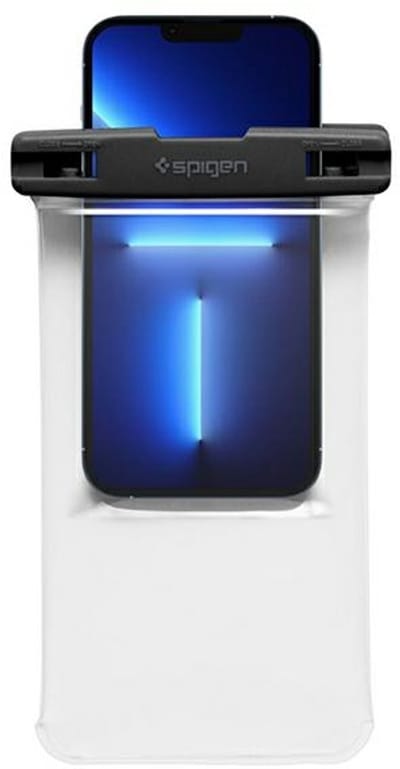 Spigen Universeel Waterdicht Telefoonhoesje - Geschikt Voor Toestellen Tot 6,9 Inch - Waterbestendig Hoesje - Verwijderbare Polsband En Nekkoord - Transparant