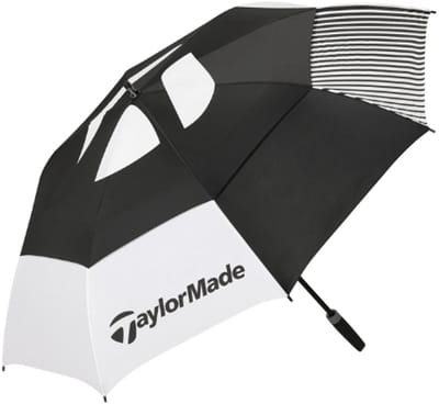 Taylormade Tour Double Canopy paraplu zwart/wit