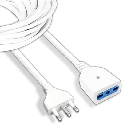 Elektrische Verlengkabel 3 Meter met Stopcontact 10/16 A - Ideaal voor Thuis, Kantoor en Winkel