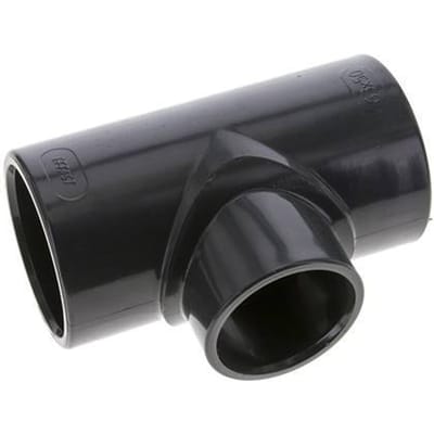 PVC Adapter T-stuk Lijmmof 63 tot 50mm
