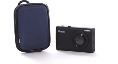 Rollei Compactline Mini Zwart - 18x Digitale zoom - 4K Video + 32GB geheugenkaart - + Tas