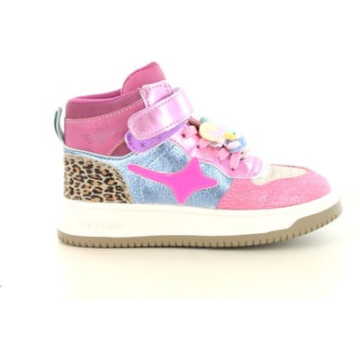 Shoesme New Outsole Sneakers roze Leer - Dames - Maat 30