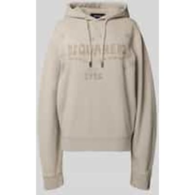 Extra grote hoodie met logoprint