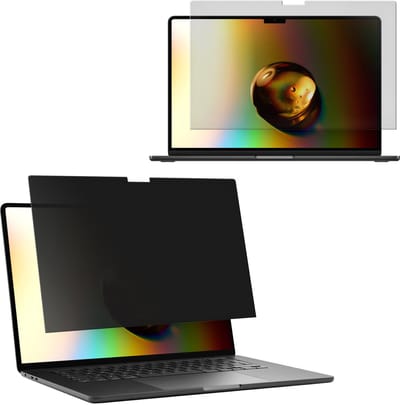 kwmobile Privacyfilter voor Apple Macbook Air 15 2023 M2 (A2941) Folie – Privacy Screen – Laptop Schermfilter – Laptopbescherming
