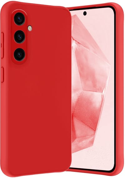 Hoesje - Geschikt voor Samsung Galaxy A36 - Sterk & Shockproof - Hoes Cover - Siliconen Case - Rood