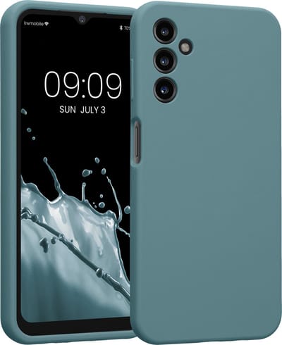 kwmobile telefoonhoesje geschikt voor Samsung Galaxy A14 5G - TPU backcover met siliconen coating - Smartphone case in antieksteen