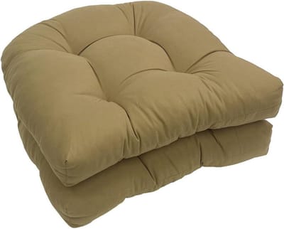 Stoelkussens Set - Tuinkussens Comfort - Buiten Zitten - Waterafstotende Stof - 2 Stuks - Veelkleurig
