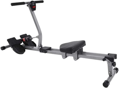 Roeitrainer Staal - Cardio Fitness - Lichaamstraining Thuis - Hydraulische Weerstand - 101x33x21 cm