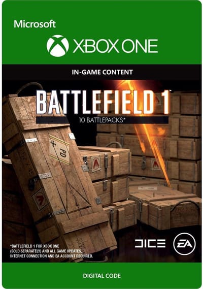Battlefield 1: Battlepack X 10 - Niet beschikbaar in Belgie