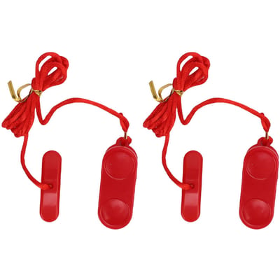 2 stuks Loopband Veiligheidsschakelaar Geschikt voor 9600 GTS7 M8 M9 Loopband Magnetisch Slot Noodstop red