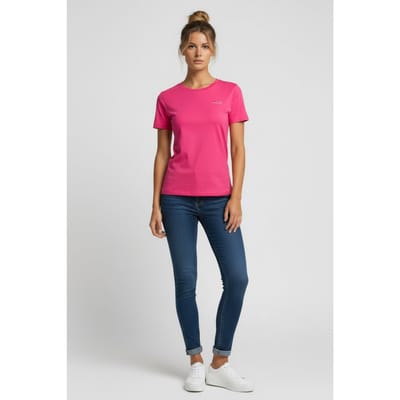 FILA Sinata Logo Tee Fuchsia Purple Taglia: S | Maglie Sportivi Outlet | Donna | Rosa