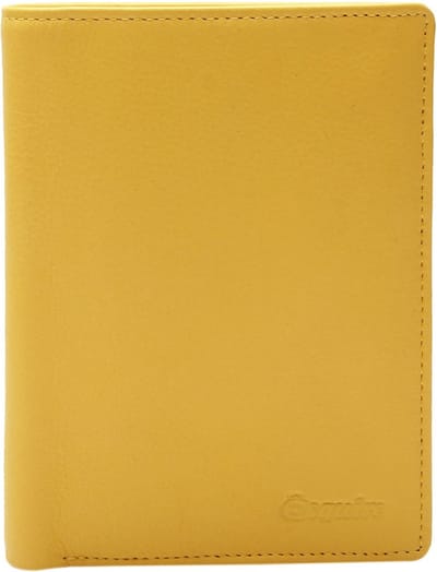 Esquire Leren Portemonnee Viktoria Wallet Yellow Geel