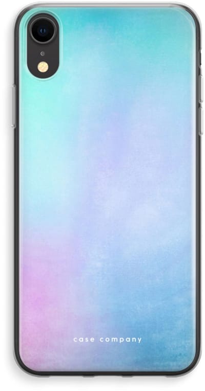 Case Company® - Hoesje geschikt voor iPhone XR hoesje - Mist pastel - Soft Cover Telefoonhoesje - Bescherming aan alle Kanten en Schermrand