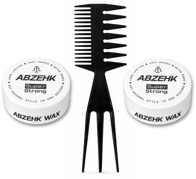 Haarwax - Super Strong - 150 ml - Abzehk - Met Styling Kam - Haarstylingtools
