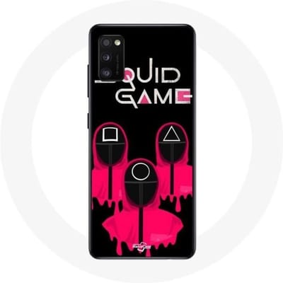 Samsung Galaxy A41 hoesje Inktvisspel Vierkante driehoek en cirkelmaskers