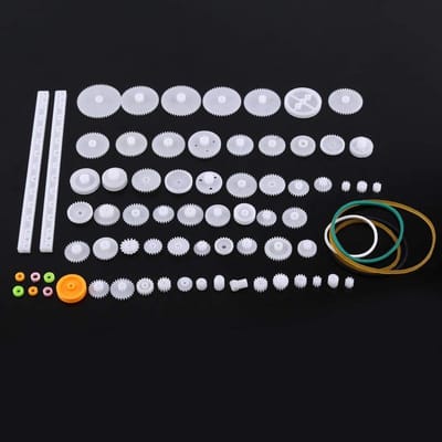 Shopcentral - Plastic Gear Kits - DIY Robot Motor Toys - 75 soorten - Essentieel voor modelbouw - Perfect voor educatieve projecten - Geschikt voor all...
