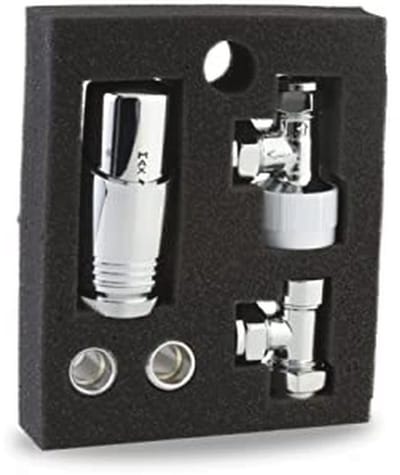 Chromen Thermostatische Radiatorklep - Hoekige en rechte ontwerpen voor optimale temperatuurregeling