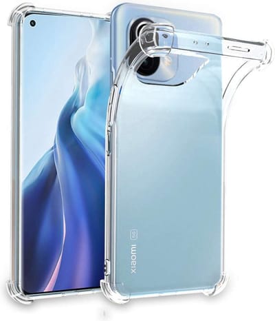 ebestStar - Hoes geschikt voor Xiaomi Mi 11 5G, Silicone Slim Cover Case, Versterkte Hoeken en Randen hoesje, Transparant