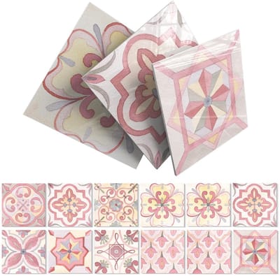 Dailygoods- Muurtegelstickers 12 Vellen 15x15 cm - Zelfklevende Tegelstickers - Waterdichte Plakstickers - 3D Schuimbord - Voor Keuken/Badkamer