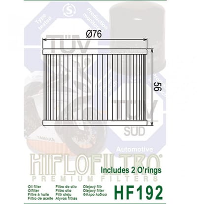 Filtre à huile Hiflofiltro pour Moto Triumph 900 Speed triple 1994 à 1996 Neuf
