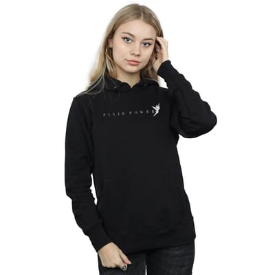 Disney Dames/Dames Tinker Bell Pixie Power Hoodie (Zwart)
