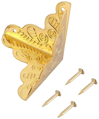 Dailygoods- Hoekbeschermers 50 Stuks - Decoratieve Hoekbeschermers - Bureaurandbeveiliging - IJzeren Randbeschermer - Lichtgewicht - Gemakkelijk te Installeren - Hoekbescherming