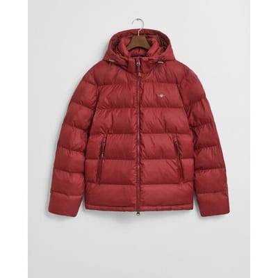 Gant Active Cloud Jacket Detachable Hood Plumped Red / male