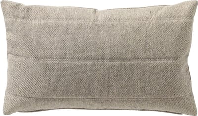 Dutch Decor TALIA - kussenhoes outdoor 30x50 cm - waterafstotend en uv-bestendig - Pumice Stone - taupe