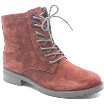 Hartjes 172.1303 halfhoge veterboot roodbruin suède maat 5