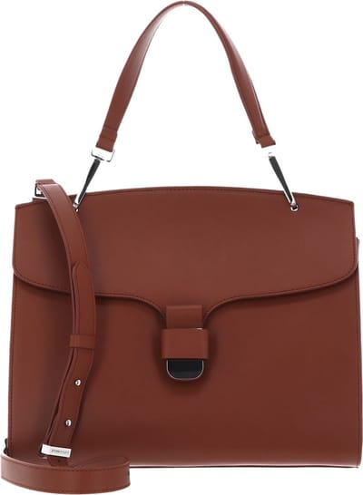 COCCINELLE Leren Handtas Schoudertas Neofirenze Smo. Handbag Brule Bruine