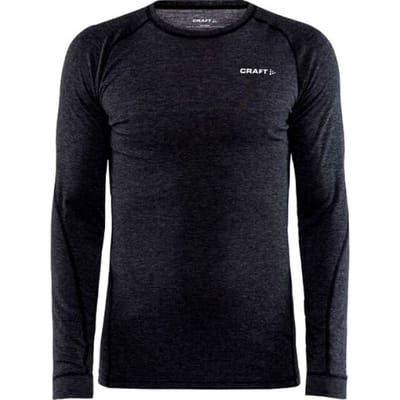 Craft - Core Wool Merino LS Tee - Thermoshirt - Heren - Zwart - M