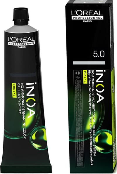 Permanente Kleur L'Oreal Professionnel Paris Inoa Nº 5.0 60 g