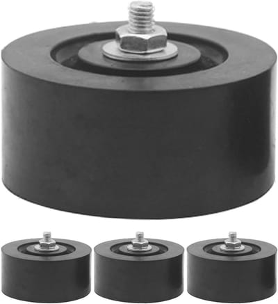 Isolatorpads Airco - Trillingsdempers - Geluidsreductie - Verhoogd Ontwerp - 4 Stuks - Zwart