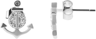 AKZENT Akzent damesoorbel "Anja" van 925 Sterlingzilver, geplateerd met rhodium, duurzaam