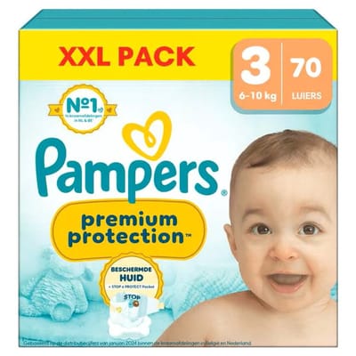 Pampers - Premium Protection - Maat 3 - Mega Pack – 70 stuks – 6-10 kg