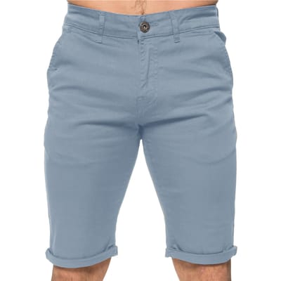 Enzo Heren Slim Fit Stretch Chino Korte Broek