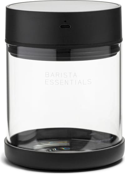 Vacuum Koffiebus Pro – 250 g – Glas – Zwart – Luchtdichte Coffee Bean Storage – Automatische Vacuümfunctie – USB-C